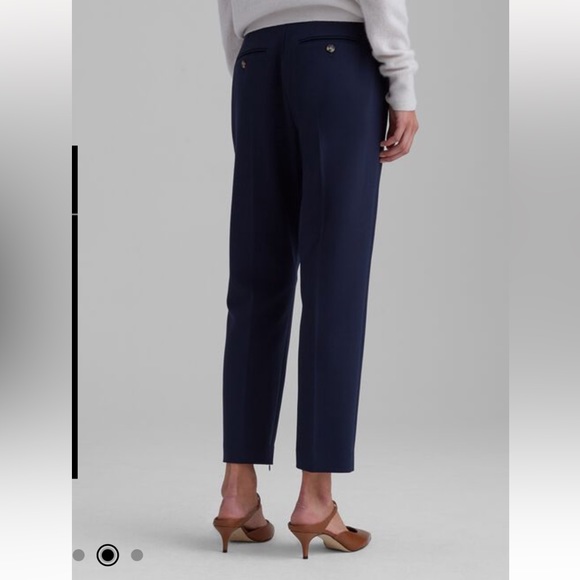 Club Monaco Cigarette Pants navy blue size 0 - Picture 3 of 6